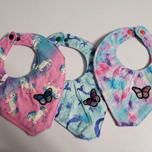 Handmade baby bibs
